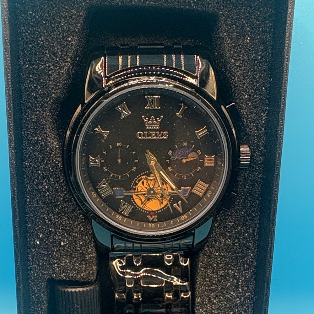 Black Men's Watch - Picture 2 of 5